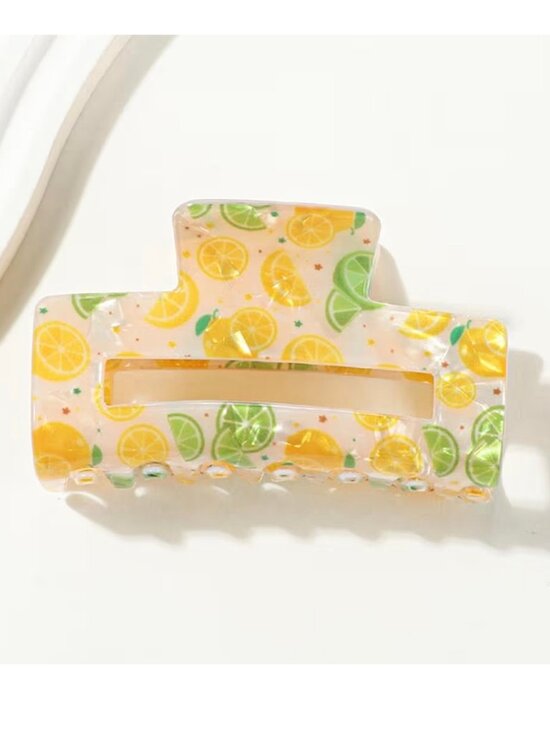 ?FREE GIFT WITH PURCHASE? Summer Fruit Lemon/Lime Hair Accessories Claw Clip